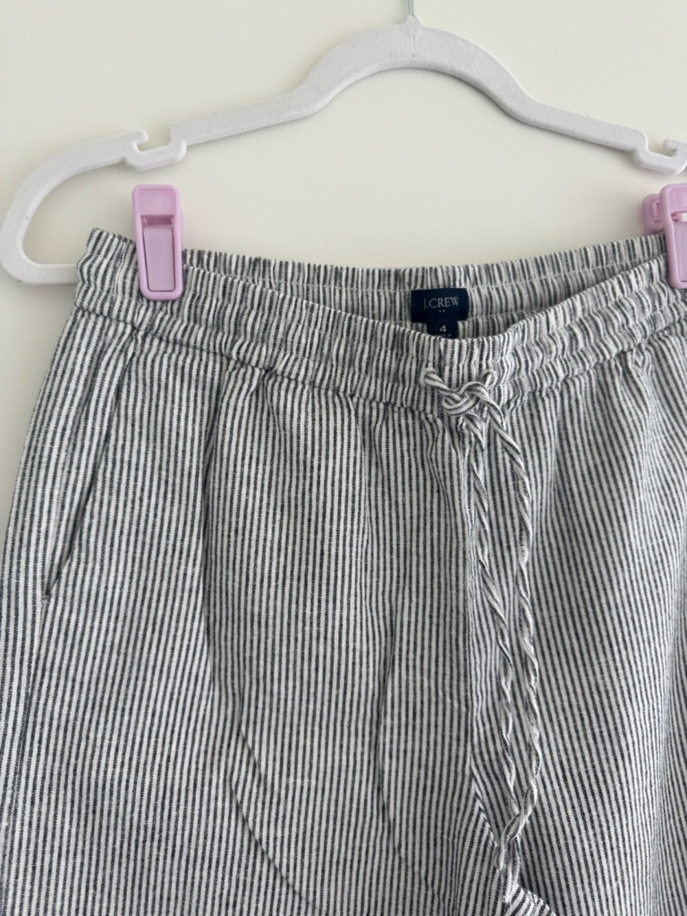 J. Crew Striped Linen Pants 🩵